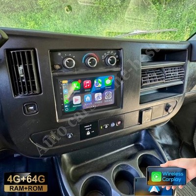 Para 2008-2019 Chevrolet Express Coche GPS Navi Player Estéreo Radio Carplay RDS