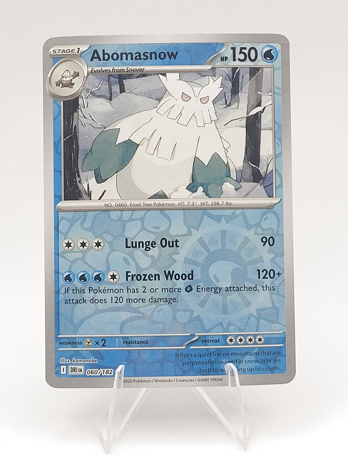 Abomasnow 060/182 REVERSE HOLO Near Mint - SV10: Destined Rivals