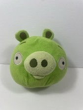 Angry Birds Green Pig Plush 2010 Commonwealth Stuffed Animal 4  5 Vtg No Tag