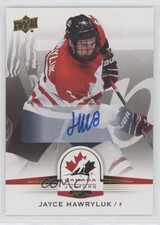 2014 Upper Deck Team Canada Juniors Gold Auto Jayce Hawryluk #31 Auto fv7