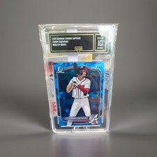 Topps 2025 Bowman Chrome Draft Sapphire Conor Essenburg #BDC-124 RC GM 10