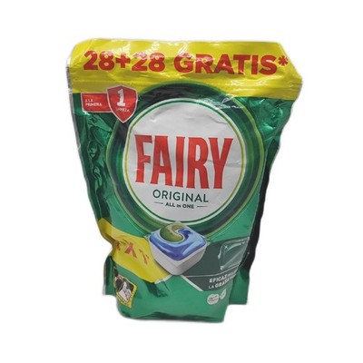 Fairy Geschirrspültabs Haushaltsreiniger 28 plus 28 Kapseln Effekt