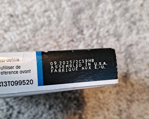 Epson 99 T0995 Light Cyan Ink Cartridge Genuine Sealed OEM Dated 2025 - Picture 3 of 5