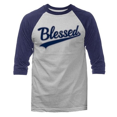 Blessed Christian Religious 3/4 Sleeve Raglan