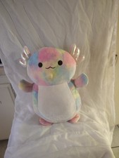 Squishmallows 18 inch Hug Mees Tinley the Tie Dye Axolotl NEW Easter 2023