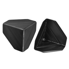 Corner Protector PP Plastic 3" x 3" x 3" for Carton Black Pack of 24