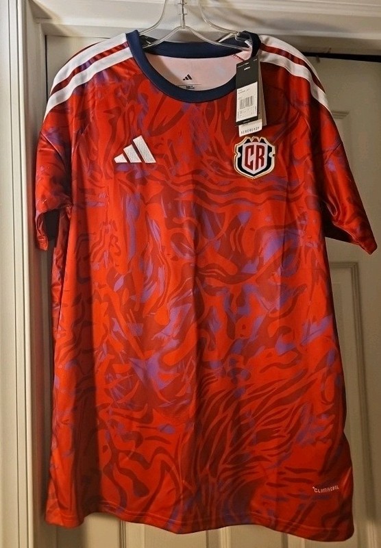 adidas Costa Rica Stadium Home Jersey 26/27 - Red Size Large With Tags 