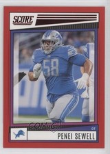 2022 Score Red Penei Sewell #86 9cx