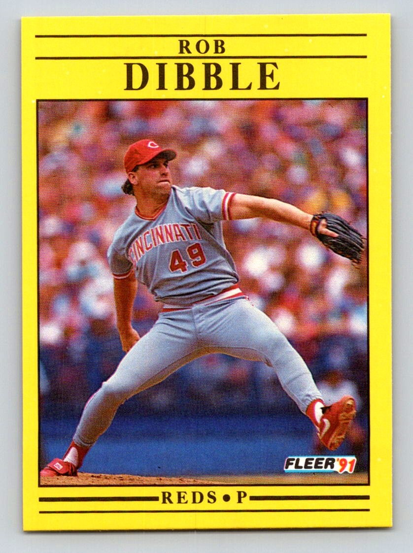 1991 Fleer #62 Rob Dibble Cincinnati Reds