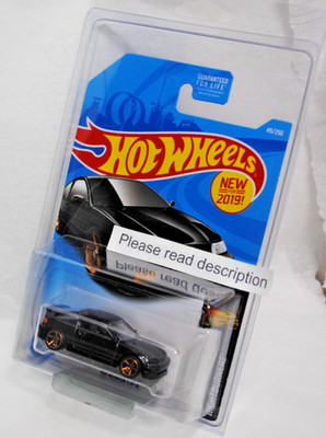 new for 2019 Hot Wheels nightburnerz '88 Honda CR-X black OH5 copper wheels
