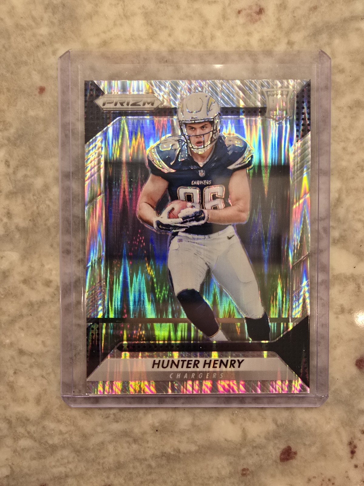 2016 Panini Prizm Hunter Henry #262 Flash Prizm RC