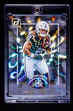 Ashton Jeanty RARE REFRACTOR PRIZM INVESTMENT ROOKIE CARD Las Vegas Raiders SSP