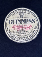 Guinness Beer Logo Black Sweatshirt Men  s Size XL Printed Ny O  neills