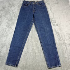 Vintage Levis Juniors 7 M 550 Relaxed Fit Tapered Leg High Rise Jeans USA Made