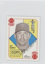2015 Topps Heritage '51 Mini Red Back Matt Harvey #35 1s8