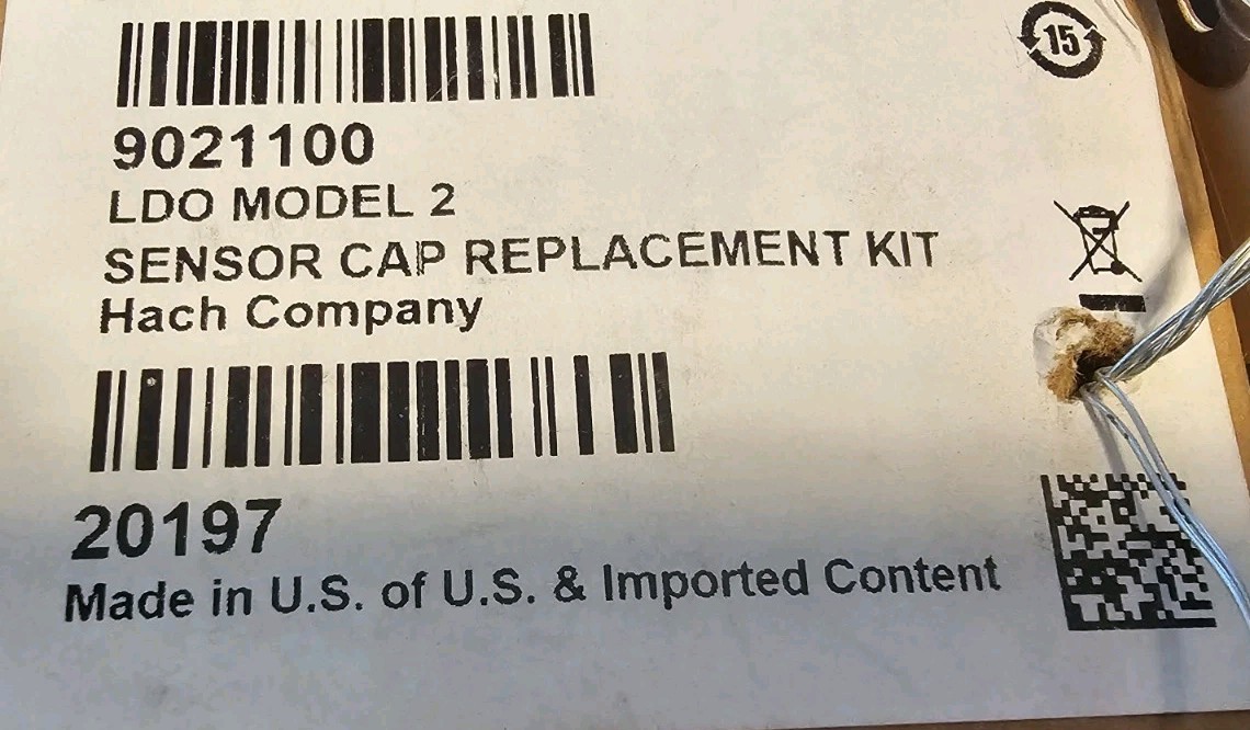 Hach 9021100 LDO Model 2 Sensor Cap Replacement Kit w/Instruction Sheet New