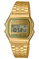 Casio Digitaluhr Vintage Iconic Goldfarben/GrüN A158WEGV-9AEF