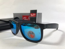 Ray-Ban RB4165 Justin Blue Mirror 622/55 54mm Polarized Men Sport Sunglasses