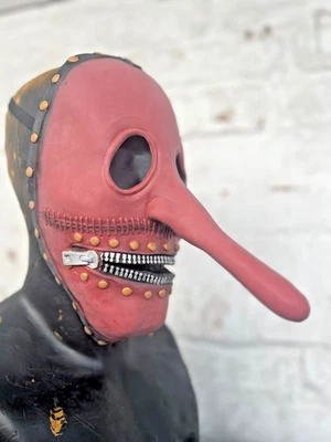 RUBBER JOHNNIES TM Chris Fehn Lange Nase Slipknot Stil Gesichtsmaske Heavy Metal Halloween Kostüm