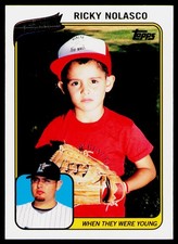 2010 Topps #WTWYRN Ricky Nolasco When They Were Young