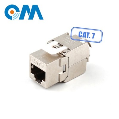 RJ45 Network Module CAT.7 50u Gold Plated Keystone Jack Shielded Wall Socket