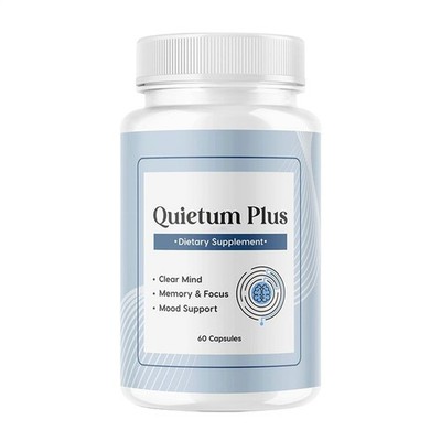 Quietum Plus, Quietum Tinnitus Linderung & reduzierte Ohrring Pillen 60 Kapseln