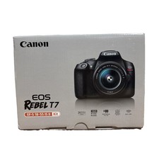 Canon EOS Rebel T7 Digital SLR Camera EF-S 18-55 IS II Kit. Brand New.