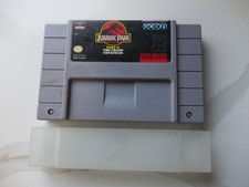 Jurassic Park Part 2 The Chaos Continues SNES Cartridge Pro Cleaned & Tested
