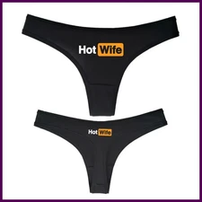 Hot Wife Letters Women's Underwear New Fashion Panties Sports Fitness