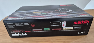 MäRKLIN MINI-CLUB Z GAUGE 81780 RAILWAY SET CLASS 41 FREIGHT