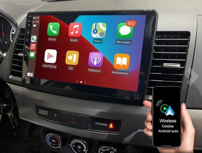 For Mitsubishi Lancer 2008-2012 Android 14 CarPlay Car Radio GPS Navi Stereo BT