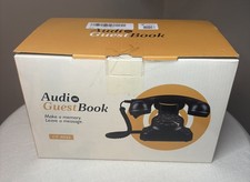 NIOB ROOMEDAL Audio Guest Book Wedding Phone VTG Look Voice Message Recorder