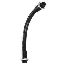 6" Universal Gooseneck Hose, 1pcs M10 Fine Thread Black 8mm