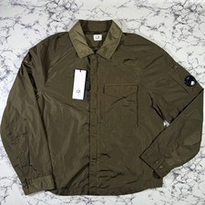 CP COMPANY Mens Ivy Green Lens Logo Chrome-R Overshirt SIZE MEDIUM BNWT Genuine