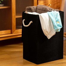 Laundry Basket Dirty Washing Clothes Storage Folding Bin Bag Hamper With Lid