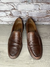 Allen Edmonds Ancona Brown Leather Loafers Dress Shoes Men Sz 10.5D US/44EU