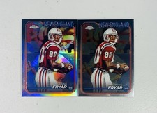 2024 Topps Chrome Irving Fryar Base card and Refractor.