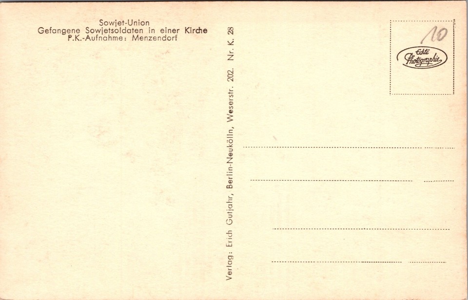 PC2893 Germany German Russia Soviet Union Captured Soldiers POW ...