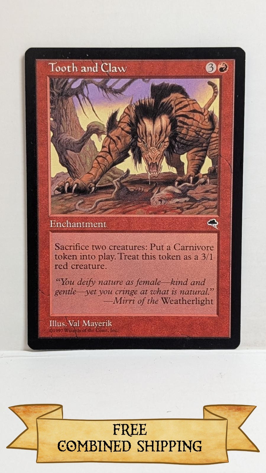 Tooth and Claw Tempest ...sku: BE866