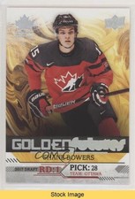 2019 Upper Deck Team Canada Juniors Golden Futures Shane Bowers #GF-20 READ y0i