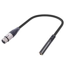 Converter Adapter Cable 3.5 3.5mm Female To XLR 3Pin Female Microphone