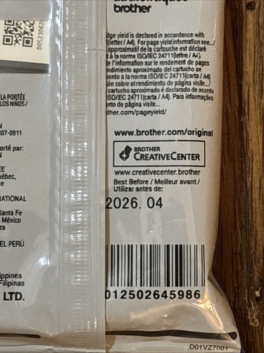 GENUINE Brother LC3019Y XXL Yellow Ink for MFC-J5330DW MFC-J6530DW Exp. 04/2026 - Picture 5 of 5