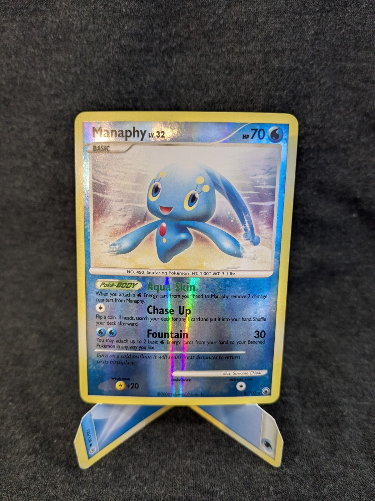 Manaphy 8/100 Reverse Holofoil Majestic Dawn Rare Pokemon TCG