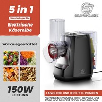 Superlex 5 Klingen Elektrischer GemüSeschneider Multischneider FüR Obst & GemüSe