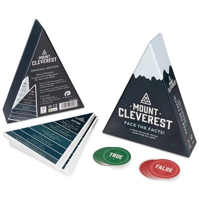 MOUNT CLEVEREST Trivia Game - True or False, Fun Family Travel Game AE
