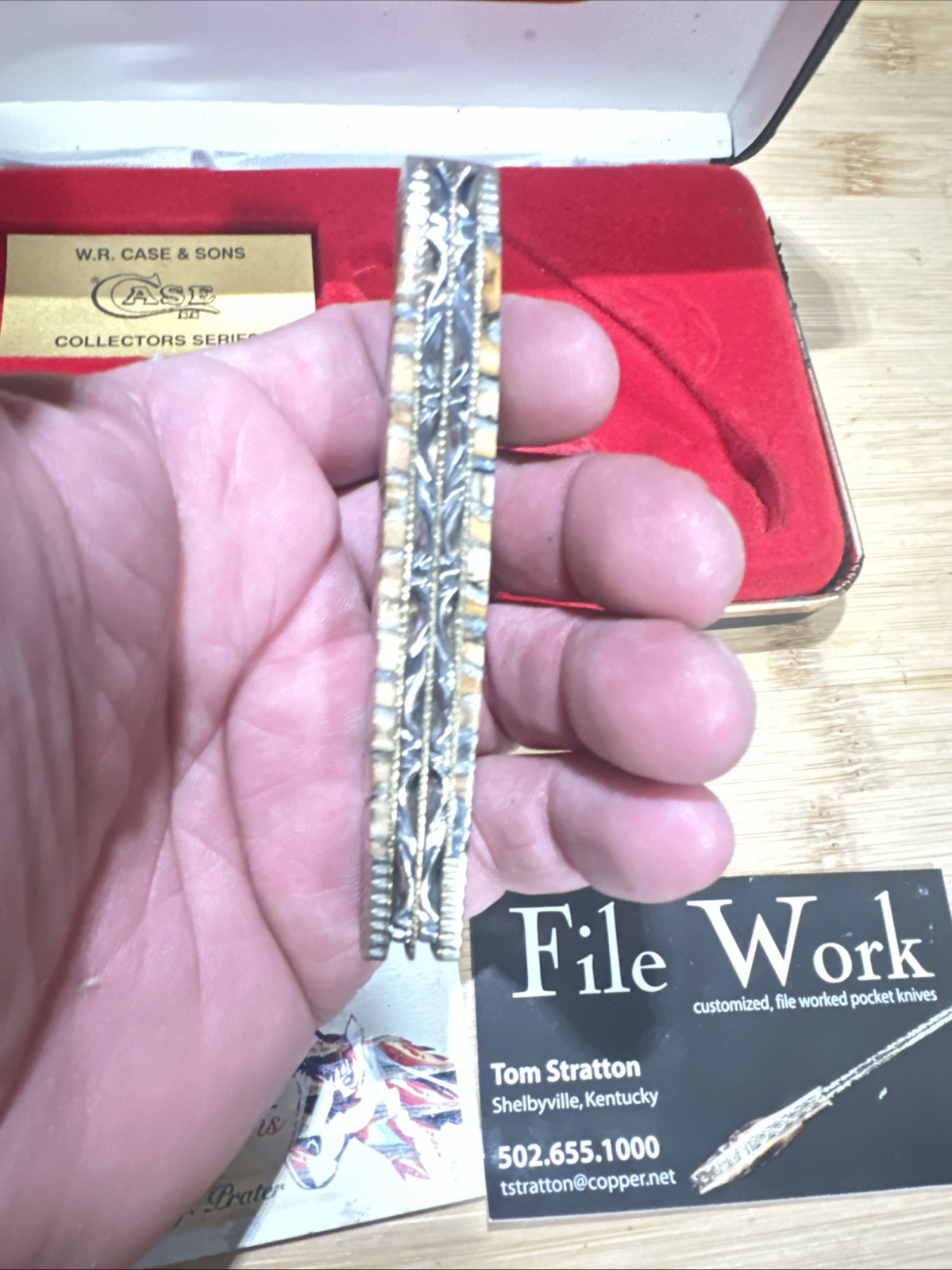 2005 CASE XX Trapper George Jones BY Painted Pony Michael Prater XX RARE 1 Of 1