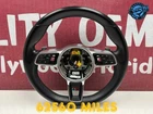 2017-2021 PORSCHE PANAMERA 19-21 CAYENNE HEATED STEERING WHEEL LEATHER BLACK OEM