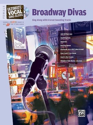 Ultimate Vocal Sing-Along: Broadway Divas (Female Voice) Female Voice Voice Book