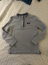 L.L. Bean Women s Grey Quarter Snap Sweatshirt Size S Reg Outdoor Hiking