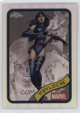 2025 Topps Chrome Marvel Comics Refractor Psylocke #135 9et